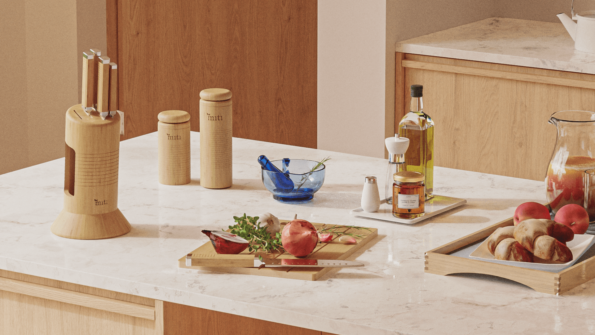 MITI bamboo products used to explain materials, construction and environmental considerations
