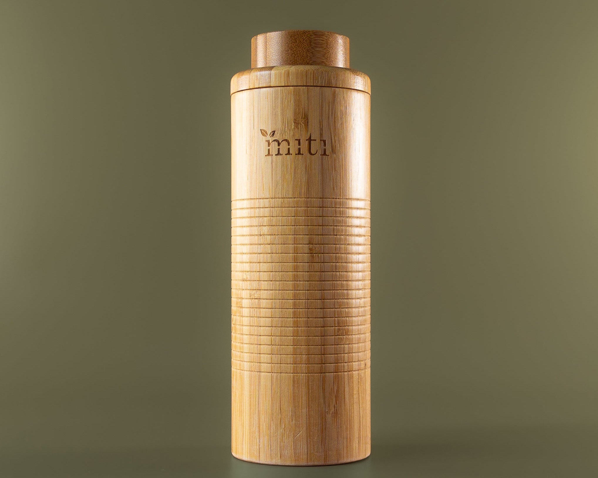 MITI bamboo water bottles in 500ml and 750ml sizes for everyday hydration