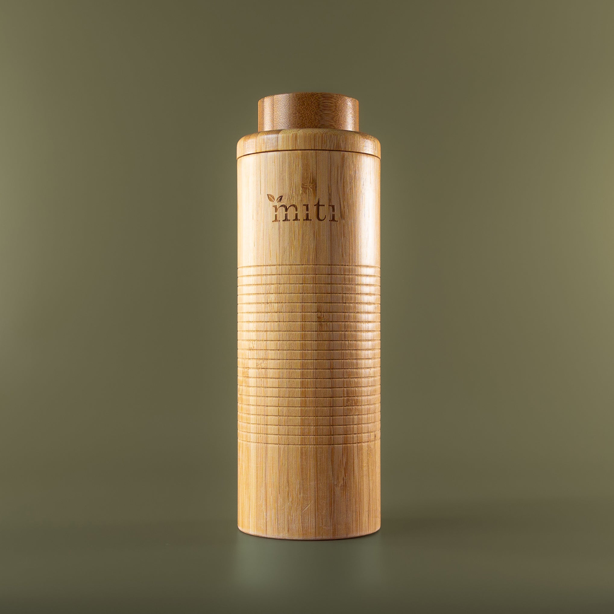 MITI bamboo water bottles in 500ml and 750ml sizes for everyday hydration