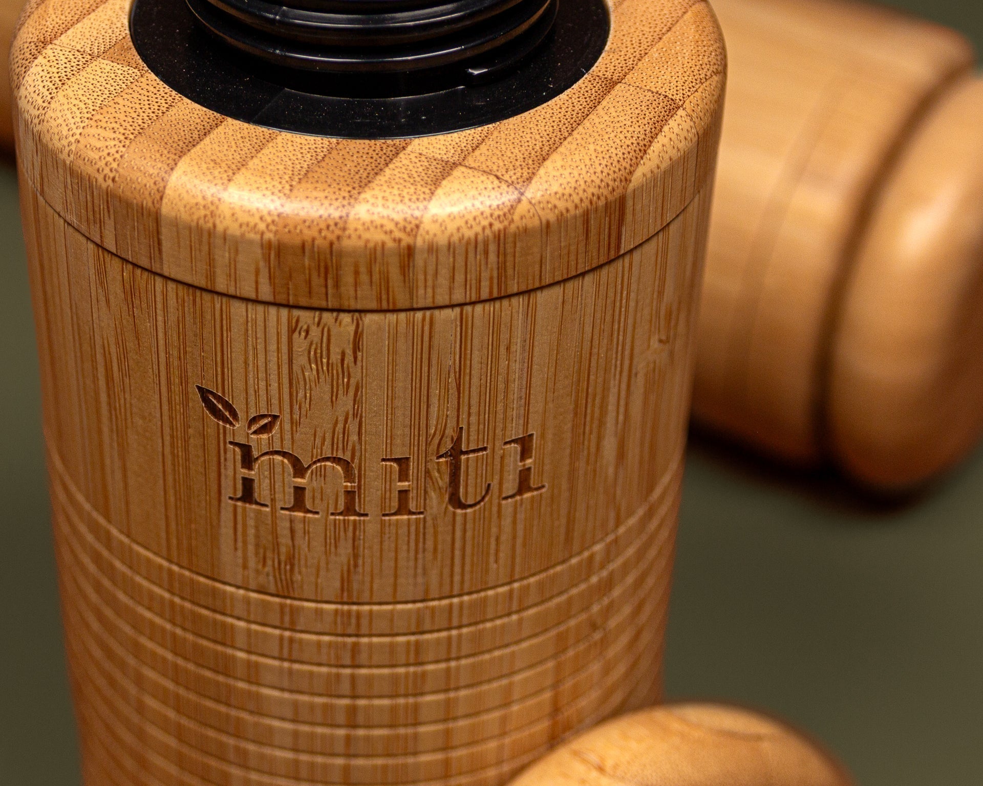 MITI reusable bamboo water bottle for commuting, work and everyday hydration