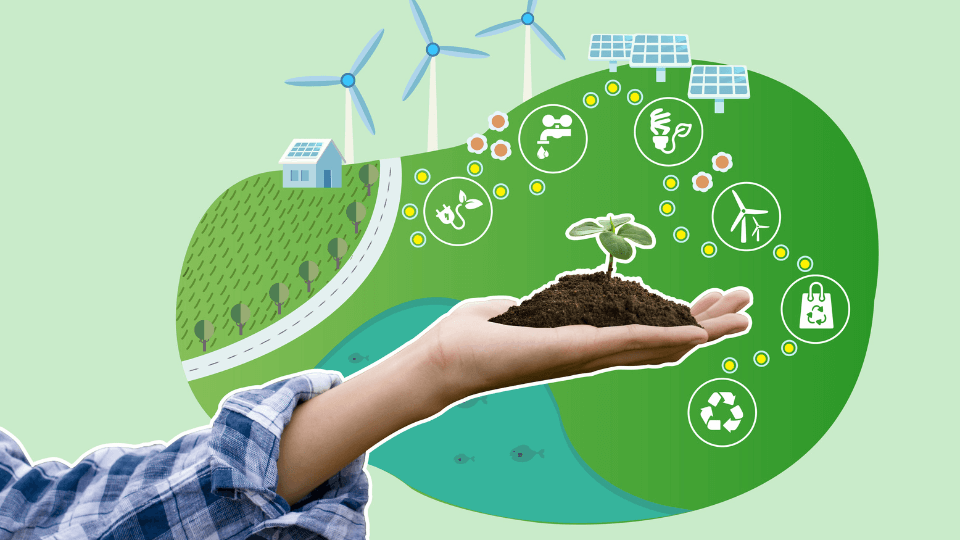 Environmental friendly and renewable energy concept