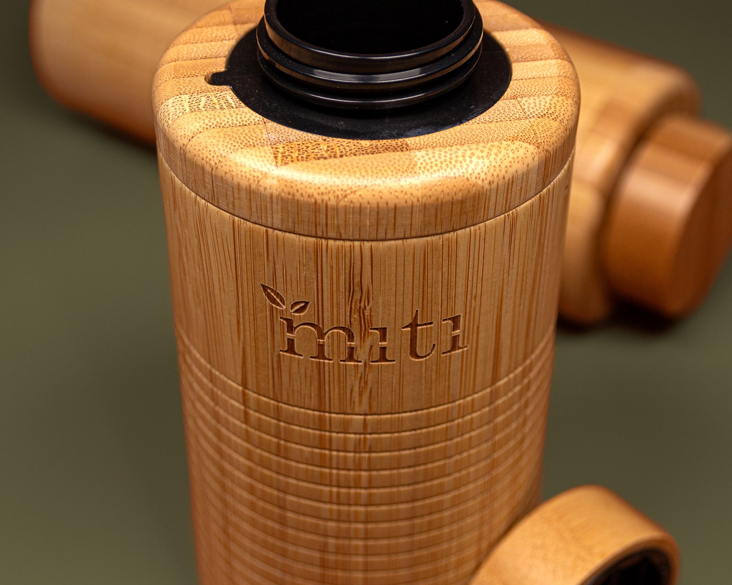 MITI reusable bamboo-finish bottle as a practical gift idea