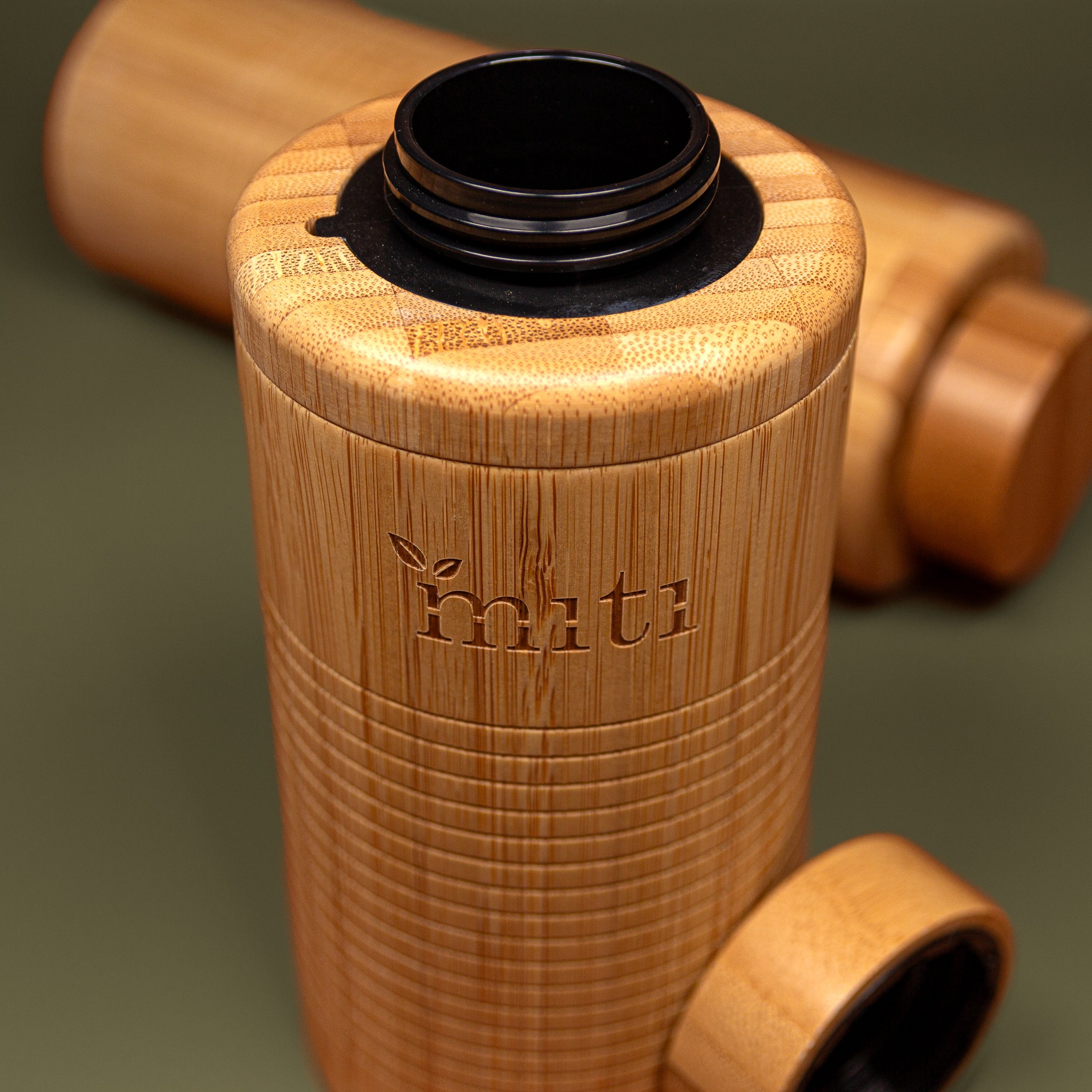 MITI reusable bamboo-finish bottle as a practical gift idea