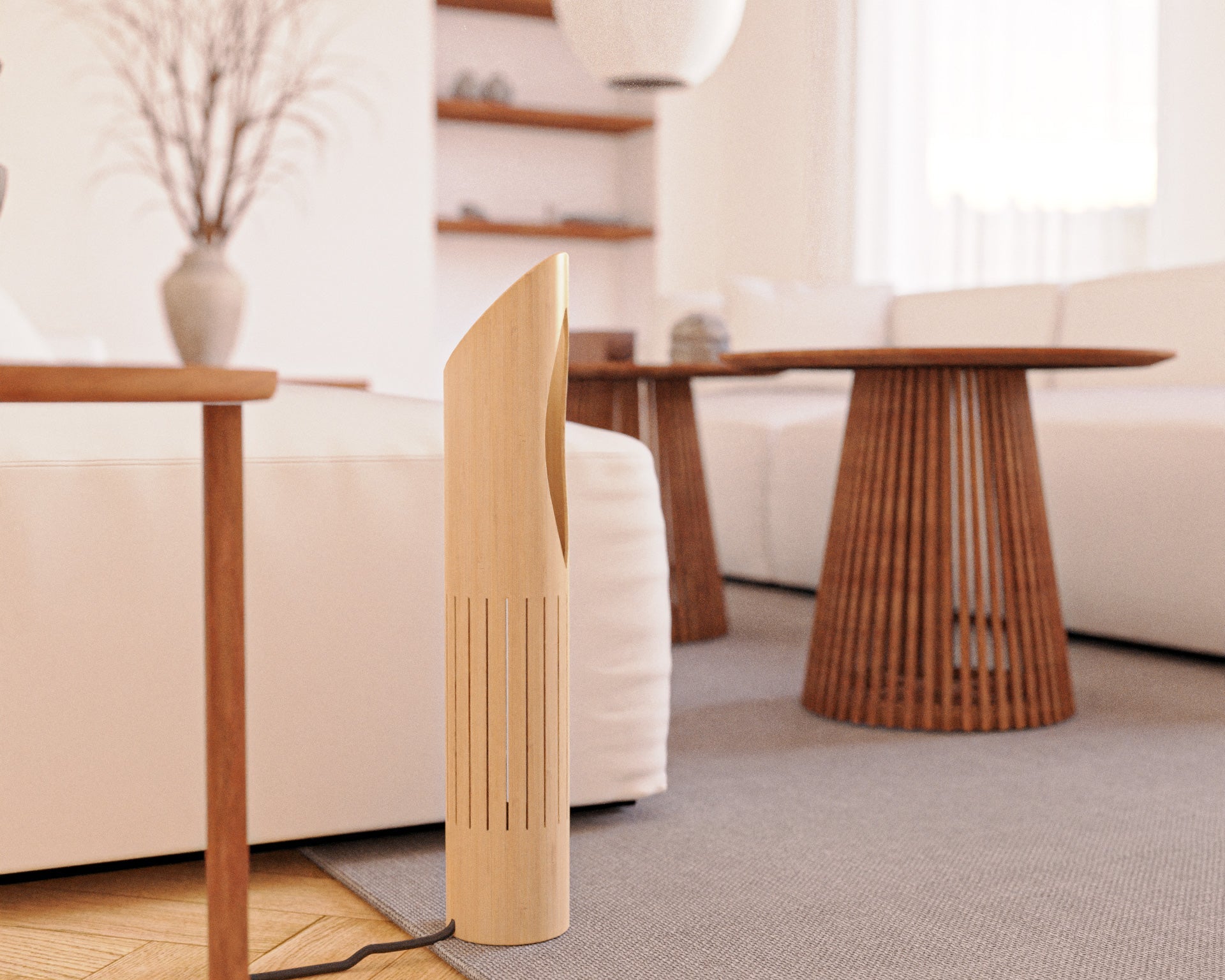 MITI floor lamp in a contemporary home interior