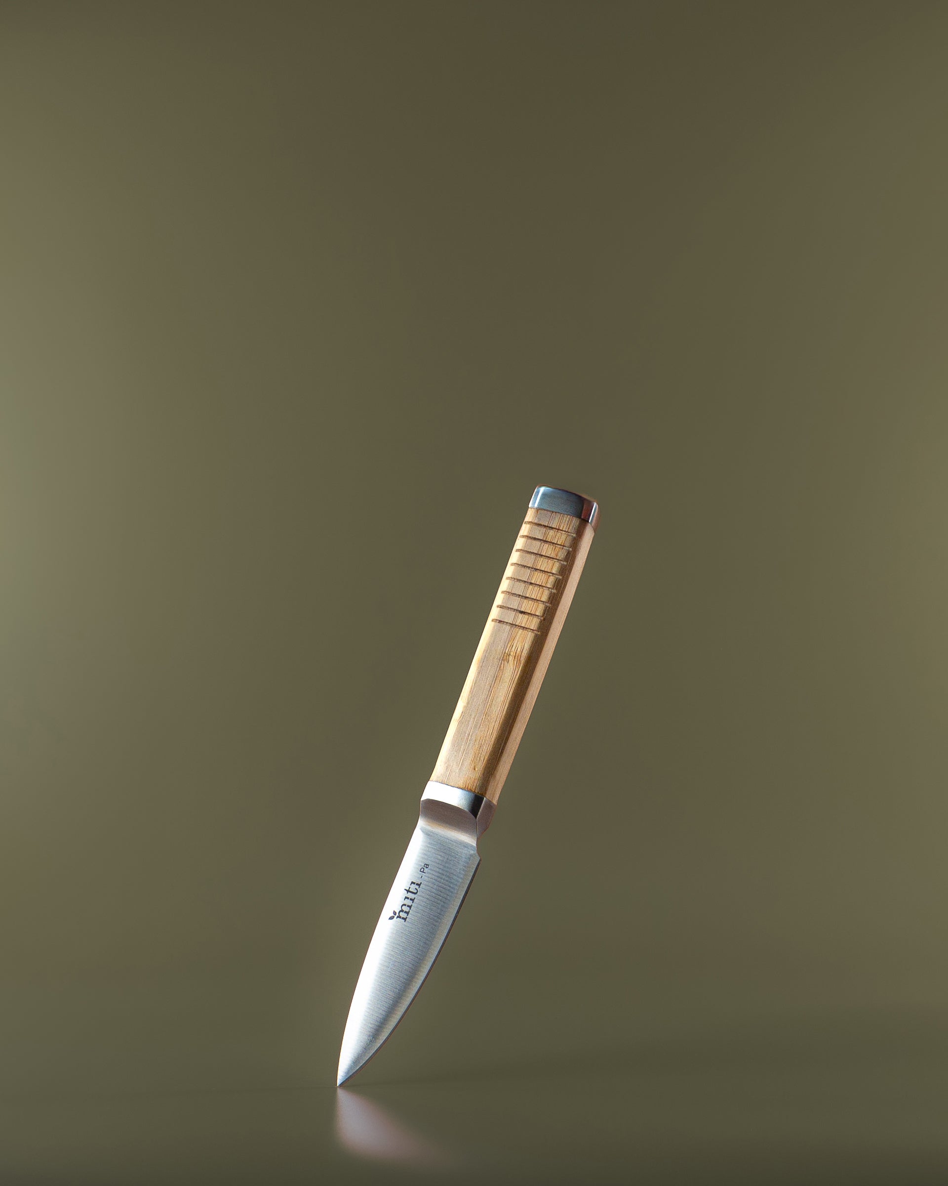 MITI bamboo-handle kitchen knife for smaller preparation tasks