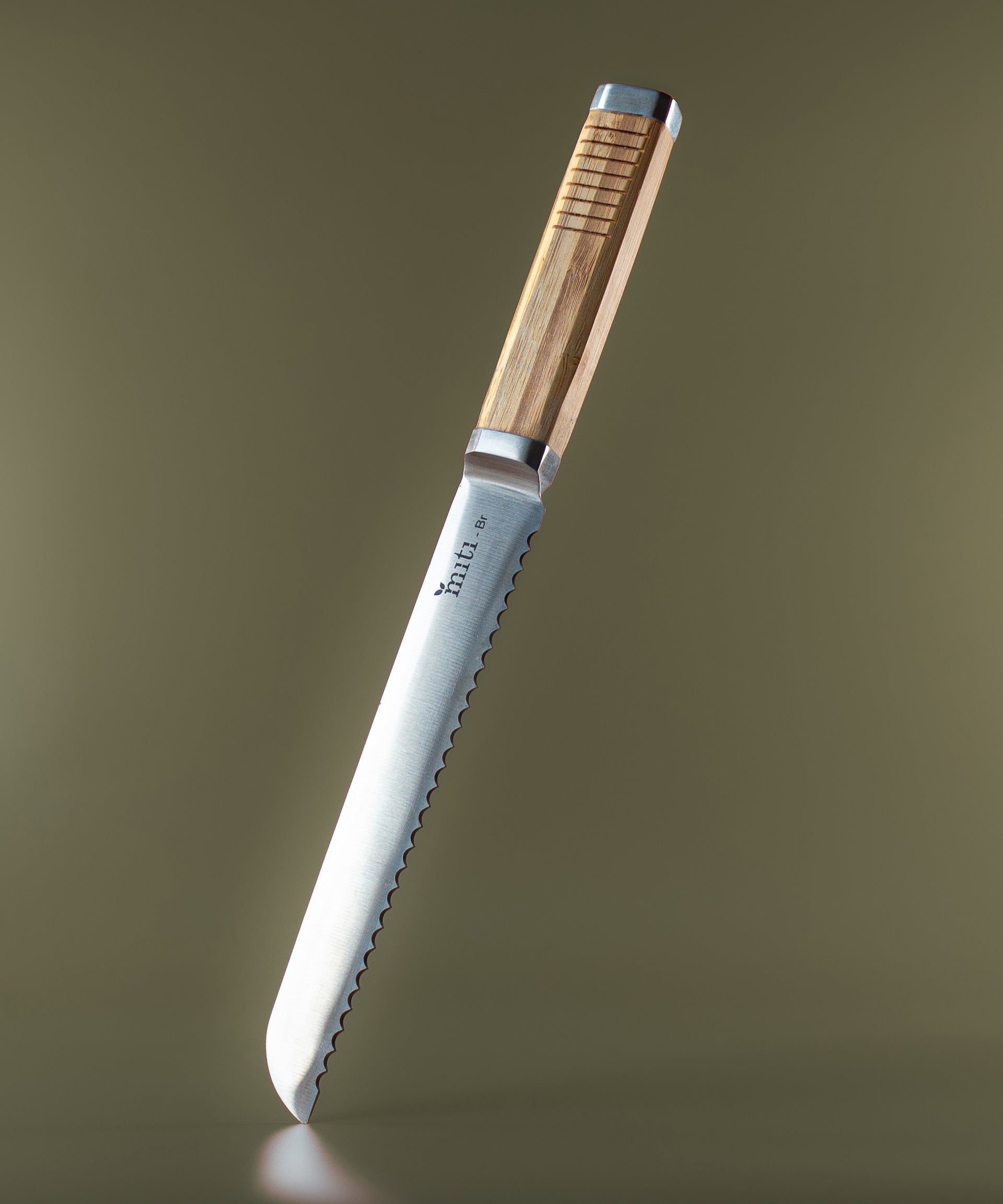 MITI bamboo-handle utility knife for everyday food preparation