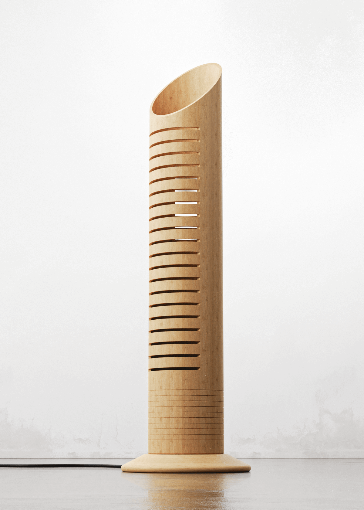 Full product shot of Bamboo Floor Lamp by MITI Life