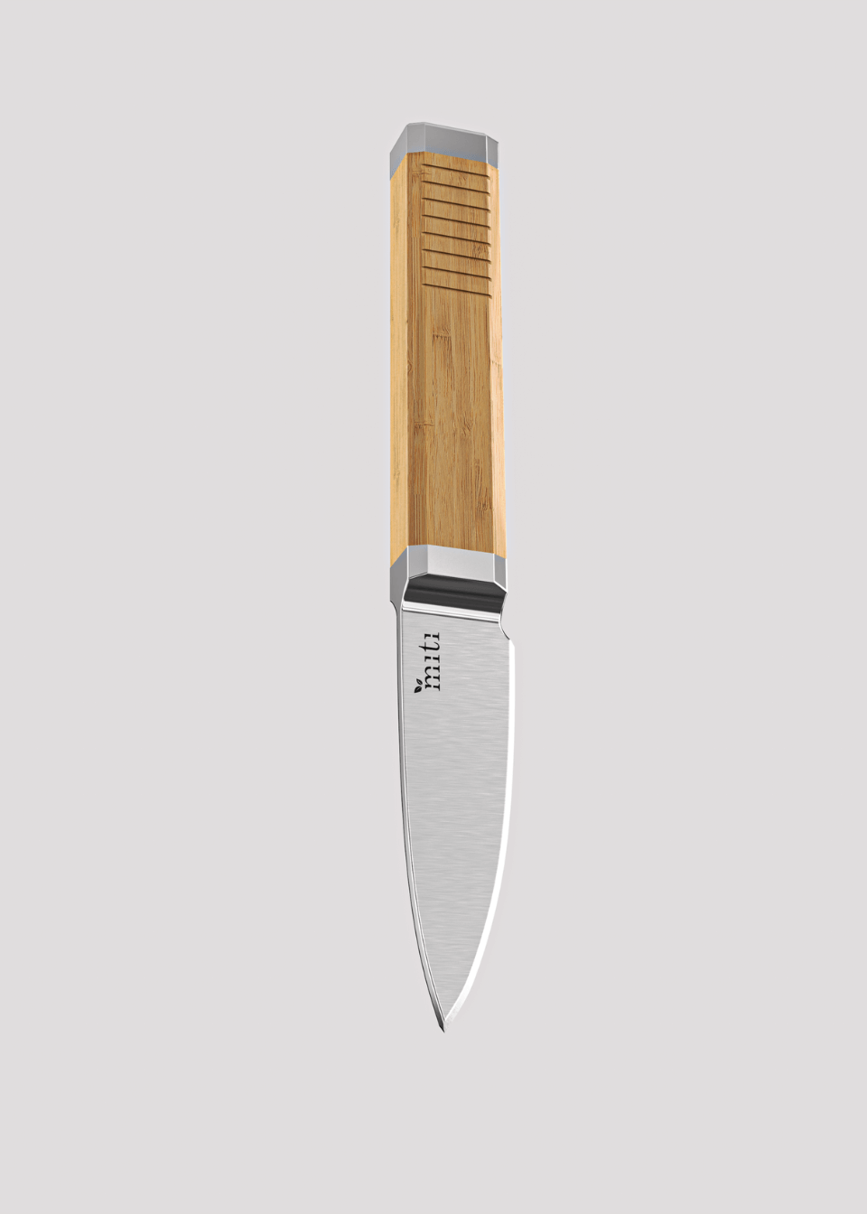 close up shot of bamboo pairing knife of miti life