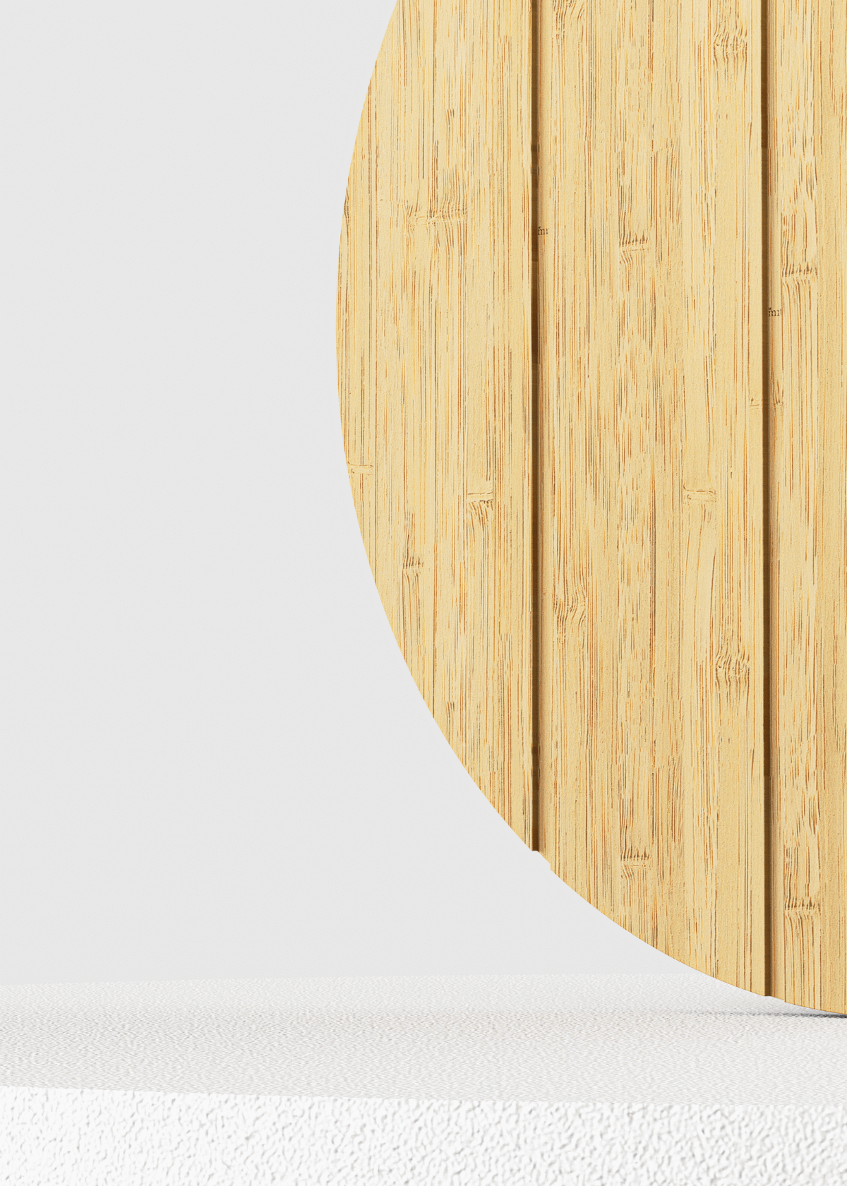 Round chopping board by MITI Life made of bamboo