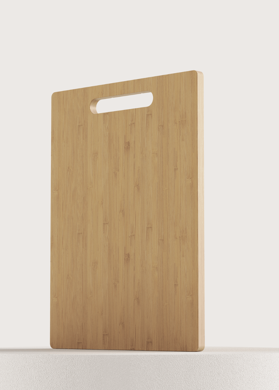 back view of the traditional bamboo chopping board of MITI Life