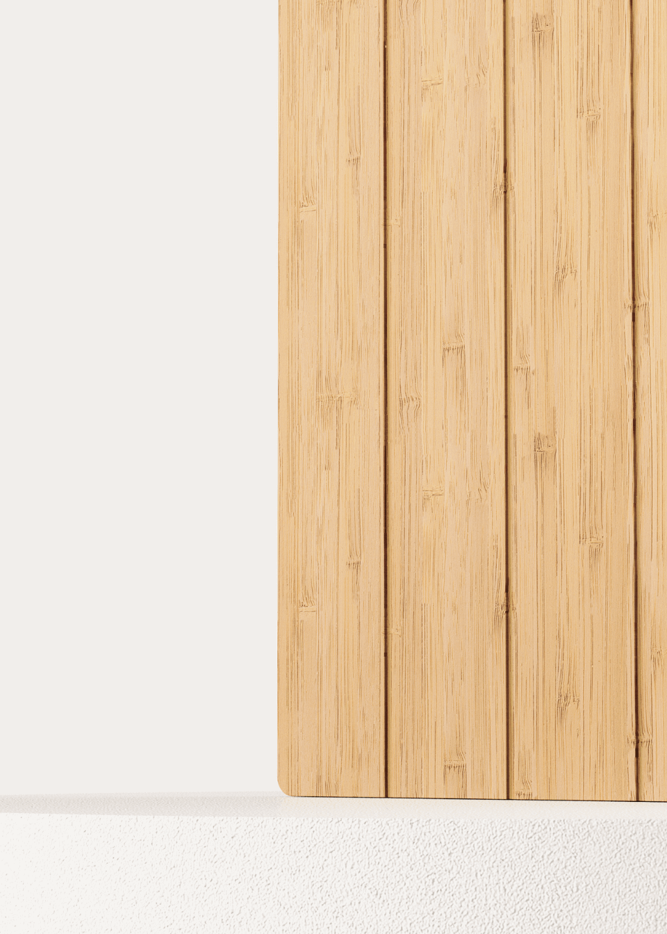 close up look of the base of the traditional bamboo chopping board by MITI Life